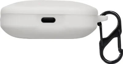 Zdjęcie produktu dla etui kwmobile kompatybilne ze słuchawkami Xiaomi Redmi Buds 5 - silikonowe etui ochronne w kolorze białym