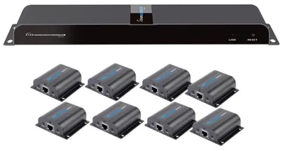Immagine prodotto di Techly HDMI Extender/Splitter mit IR über RJ45 50m