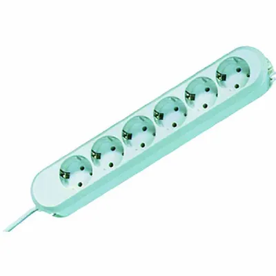 Produktbild von BACHMANN SMART Steckdosenleiste 6x Schutzkontakt, weiß, 5 m