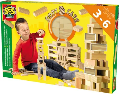 Produktbild von Bauspielzeug mit Schaumstoffwürfeln