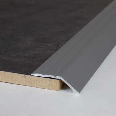 Produktbild von PROVISTON | Einfass- & Abschlussprofil | Aluminium | 34 x 8.5 x 1000 mm | Silber | Einschubprofil | Abschlussleiste | Bodenprofil