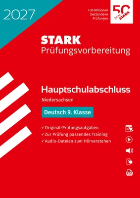 Produktbild von STARK Deutsch 9. Klasse - Hauptschulabschluss 2027 Niedersachsen - Prüfungsvorbereitung