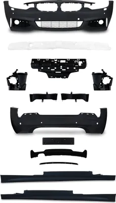Produktbild von Front Heck Stoßstange Seitenschweller Gitter Spoiler Sport Look für BMW F32