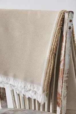 Image de Couverture Famanu, 230 x 285 cm, beige, multifonctionnelle, idéale comme couvre-lit ou couvre-canapé