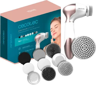 Produktbild von Cecotec Gesichtsreinigungsbürste Bamba FaceCare TotalClean 9 Köpfe Effektiv Reinigung Schönheit Helfer