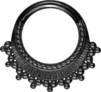 Produktbild von Ohrpiercing, Nasenpiercing, Septum Piercing Chirurgenstahl Segmentring Clicker DESIGN