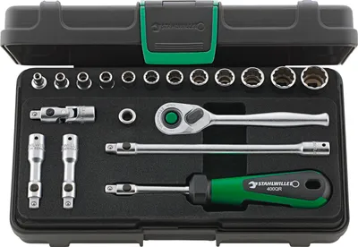 Produktbild von STAHLWILLE 96015208, Steckschlüssel-Satz, 19 Kopf/Köpfe, 230 mm, 130 mm, 872 g