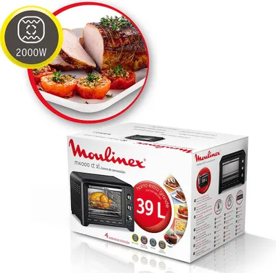 Obrázok produktu pre Moulinex OX484810, 39 L, Čierna, Otočné, Mechanický, 120 min, Výkon