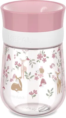 Produktbild von Mepal - Trinklernbecher 360° Mio Little Dutch - Auslaufsicher - 360 Rand ermöglicht das Trinken von jeder Seite - Intelligenter Deckel schließt sich, wenn das Trinken aufhört - 300 ml - Fairy Garden