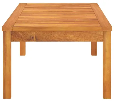 Imagen del producto de Mesa de jardín y de café de madera de acacia con acabado resistente a la intemperie