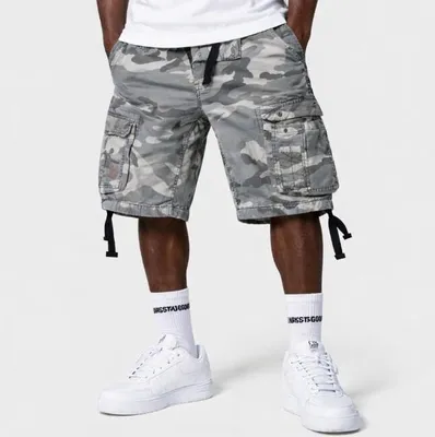 Produktbild von SURPLUS Airborne Vintage Shorts, nightcamo