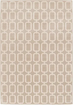 Produktbild von Teppich - 120 x 170 cm - Creme - mit Hoch- und Tiefstruktur
