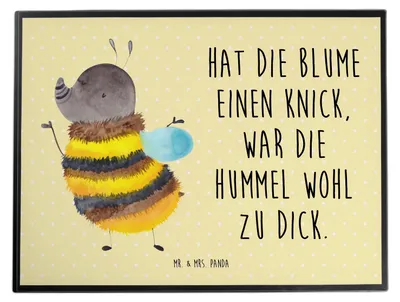 Produktbild von Mr. & Mrs. Panda Schreibunterlage Hummel flauschig - Gelb Pastell - Geschenk, Natur, Tiere, schreibtischunterlage, Blume, schreibtischmatte, Biene, malunterlagen