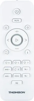 Produktbild von Thomson MIC301IDABBT, Heim-Audio-Mikrosystem, Holz, Weiß, 60 W, FM, DAB+, 3,5 mm, Drehregler
