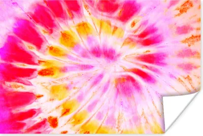 Produktbild von MuchoWow® Poster Sommer - Krawattenfärbung - Farben 120x80 cm - Bilder