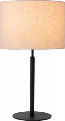 Immagine prodotto di Lampada da tavolo con paralume beige nero E27 Maya Lucide