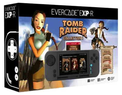 Produktbild von Blaze Entertainment Evercade Exp-r + Tomb Raider Collection Retro-konsole Golden Golden One Size