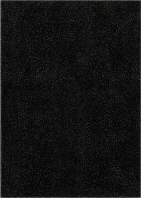 Image de Tapis NOYAN Moderne Noir Salon Antidérapant 80 x 150 cm