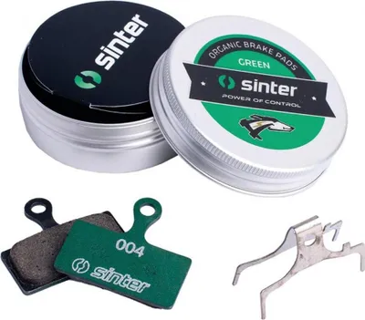 Produktbild von Scheibenbremsbelag Sinter 004 Shimano G organisch, MTB Race, grün, Set, in Do...