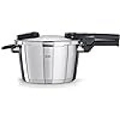 Produktbild von Fissler Vitaquick / Schnellkochtopf-Set, 3-teilig (1 Schnellkochtopf 4,5 L + 1 Schnell-Bratpfanne 2,5 L - Ø 22 cm) – Induktion