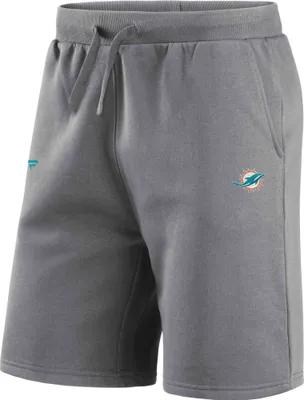 Produktbild von Fanatics - NFL Miami Dolphins Primary Logo Fleece Shorts : Grau 3XL Farbe: Grau Größe: 3XL