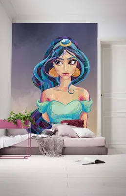 Obrázek produktu pro Komar netkaná tapeta - Fascinating Jasmin - rozměr: 200 x 280 cm (šířka x výška) - 4 panely, dětský pokoj, tapeta