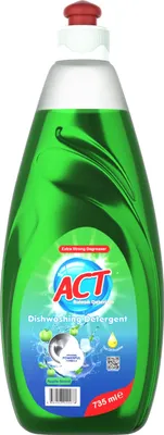 Image de ACT Apple Liquide vaisselle dégraissant concentré 735 ml