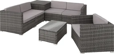 Obrázek produktu pro Ratanový salonek Pisa - grau