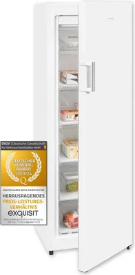 Produktbild von Exquisit Gefrierschrank GS271-NF-H-010E weiss | Standgerät | 194 l Volumen | Weiß