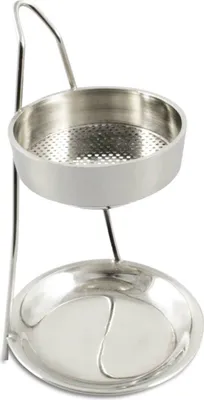 Produktbild von 11cm Räuchergefaß Messing Vernickelt mit Sieb Weihrauchgefaß Weihrauchbrenner