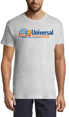Produktbild von Herren-T-Shirt aus Baumwolle mit Rundhalsausschnitt in Grau
