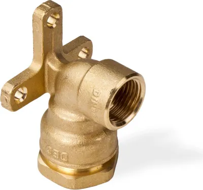 Immagine prodotto di Raccordo angolare a muro Caleffi 869 in ottone 20x1/2 pollici IG 869420