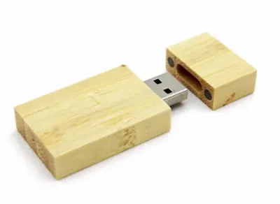 Produktbild von USB-Stick, Holzprisma, Bambus