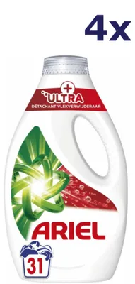 Produktbild von 4x Ariël Liquid - 31sc1.395L - +Ultra vlekverwijderaar wasmiddel