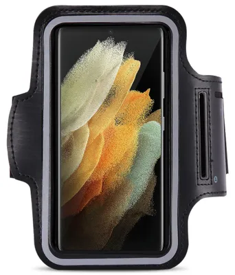 Produktbild von Handy Hülle für Samsung Galaxy S21 Ultra Jogging Tasche Schwarz Fitness Armband
