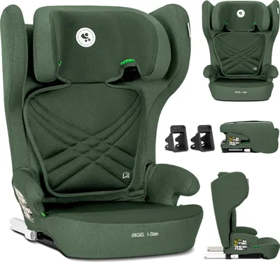 Produktbild von Lorelli RIGEL i-Size Kindersitz 100-150 cm faltbar ISOFIX Sitzerhöher mit Rückenlehne ECE R129/03