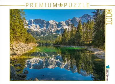 Zdjęcie produktu dla CALVENDO Puzzle. Widok Eibsee w zbliżeniu. 1000 elementów. Rozmiar układanki: 64 x 48 cm. Puzzle z motywem fotograficznym, idealne na chwile relaksu