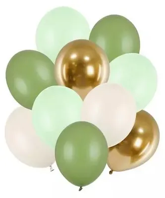 Productafbeelding van Set van latexballonnen, mix (1 verpakking / 10 stuks)