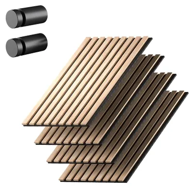 Zdjęcie produktu dla Panel akustyczny Vicco Sonoa Dąb/Czarny Zestaw 4, Model 60588