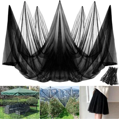 Image de Moustiquaire noire 3 m x 6 m