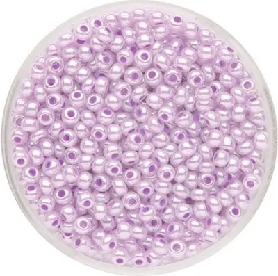 Produktbild von Rocailles Wachs lila 2,6 mm 17 g