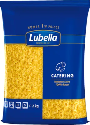 Produktbild von Lubella Catering Těstoviny Kolanka Ozdobne 2 Kg