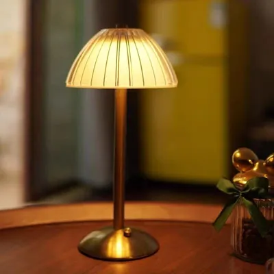 Produktbild von Tischlampe Kabellos, LED Tischleuchte, Tischlampe mit Batterie, LED Tischlampe dimmbar, Nachttischlampe, Schreibtischlampe, Tischleuchte für Wohnzimmer, Schlafzimmer, 3 Lichtfarben