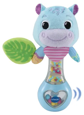 Produktbild von VTech Baby Hippo-Rassel, sensorisches Spielzeug für Babys, fördert die Motorik, für 3-24 Monate