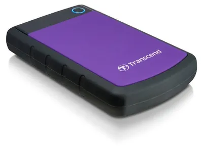 Immagine prodotto di Transcend StoreJet 25H3P (USB 3.0), 2TB disco rigido esterno Nero, Viola