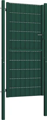 Immagine prodotto di vidaXL Cancello di recinzione in acciaio 100 x 124 cm Verde