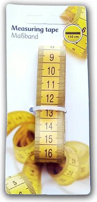 Obrázok produktu pre MERAČSKÁ PÁSKA 150 cm žltá Krejčovská meracia páska Krejčovská meracia páska 161