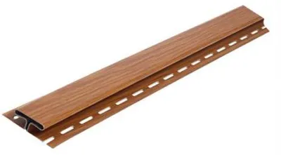 Produktbild von VILO Fronto SVP-18 - Verbindungsprofil für Kunststoff Fassadenpaneele - H-Profil Siding Zubehör - 3,05 m - Helle Eiche