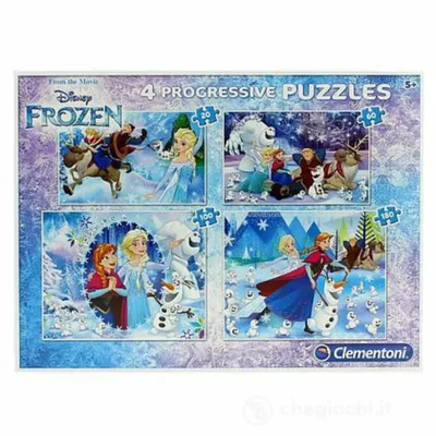 Immagine prodotto di Clementoni 20+60+100+180Pcs Puzzle Frozen 7723 X6