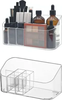 Produktbild von Make-up Organizer mit 9 Fächern 2 herausnehmbaren Trennwänden